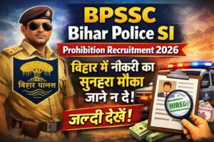 Read more about the article BPSSC Bihar Police SI Prohibition Recruitment 2026 Online Form: बिहार मद्यनिषेध दरोगा भर्ती, यहाँ से करें आवेदन