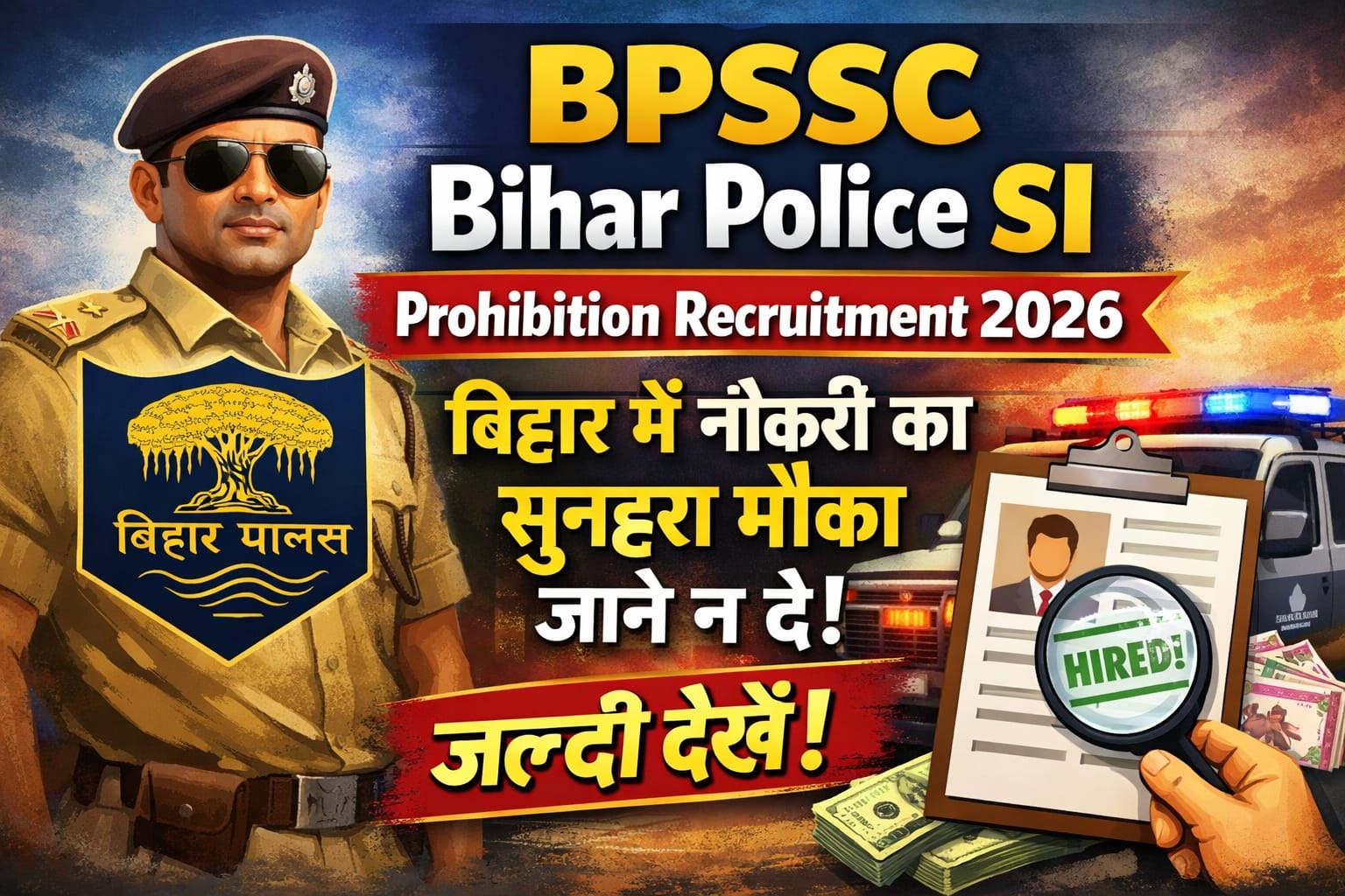 You are currently viewing BPSSC Bihar Police SI Prohibition Recruitment 2026 Online Form: बिहार मद्यनिषेध दरोगा भर्ती, यहाँ से करें आवेदन