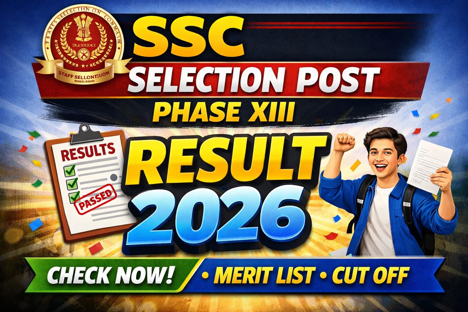 You are currently viewing SSC Selection Post Phase XIII Result 2026 Out Check Here