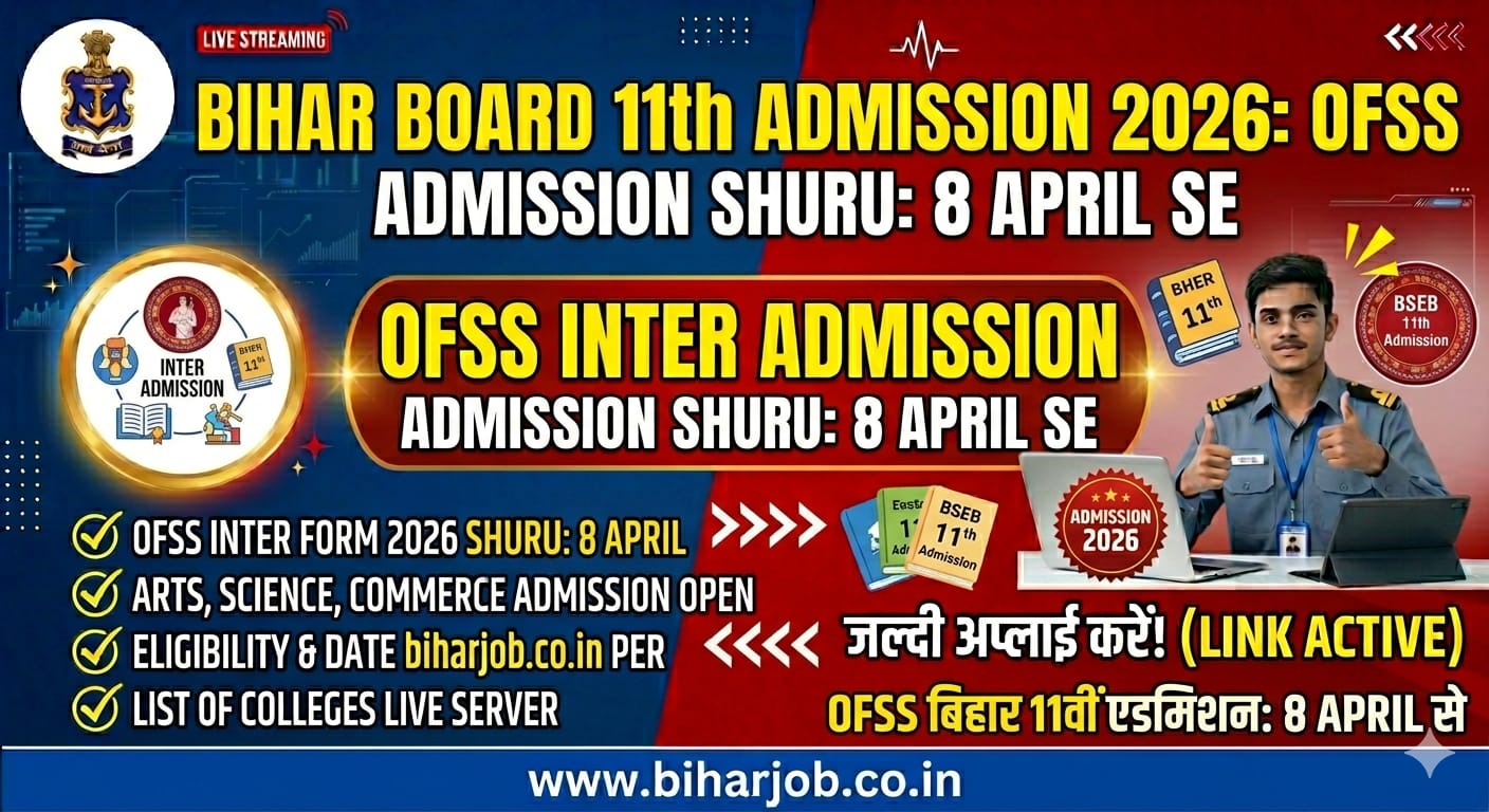 You are currently viewing Bihar Board Inter Admission Form 2026: Kaise Bhare – Apply  Step by Step