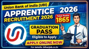 Read more about the article Union Bank UBI Apprentice Recruitment 2026: Apply Online for 1865 Posts, Check Exam Pattern ,Salary