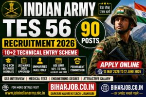 Read more about the article Indian Army TES 56 Recruitment 2026 Apply Online for 90 Posts