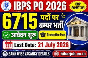 Read more about the article IBPS PO Recruitment 2026 Online Form Apply for 6,715 Posts