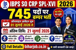 Read more about the article IBPS SO Recruitment 2026 Form Online