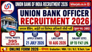 Read more about the article Union Bank Officer Recruitment 2026